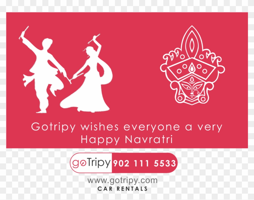 File - Gotripy-navratri - Happy Navratri Text Png Clipart #268310