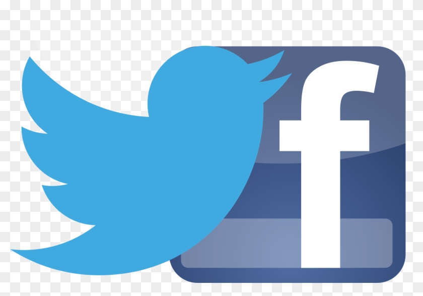 Twitter-facebook - Twitter Facebook Clipart