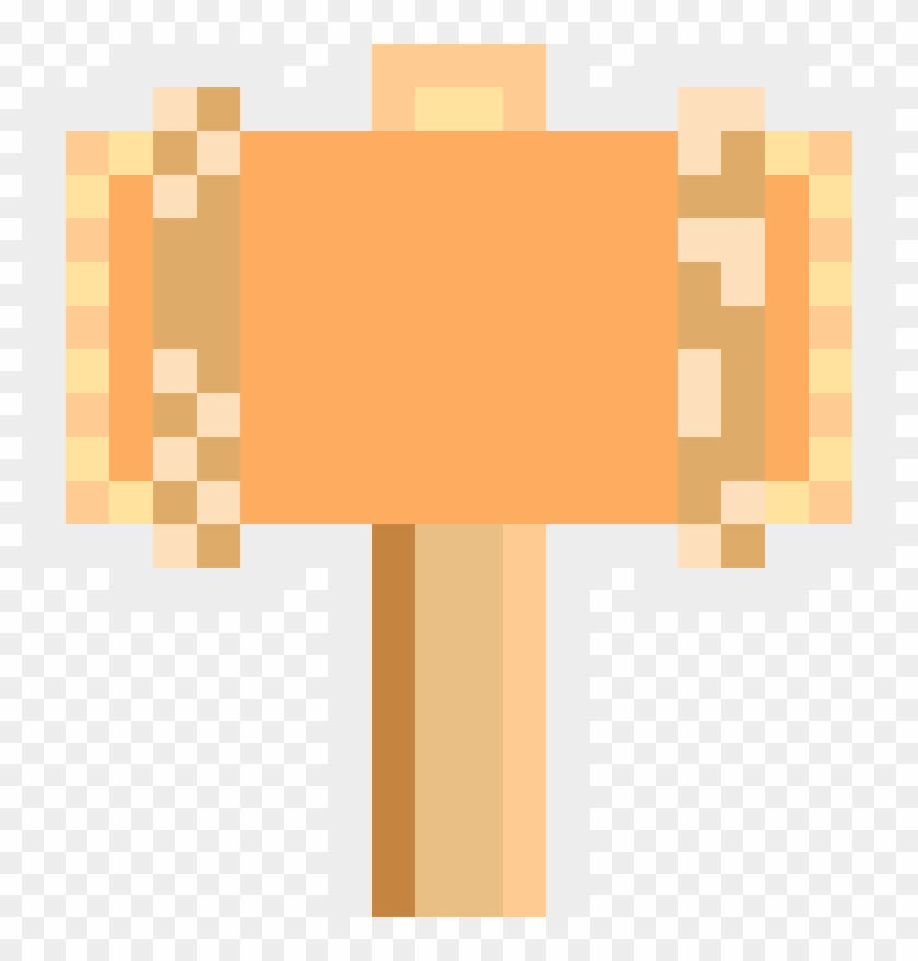 Hammer From Paper Mario - Illustration Clipart