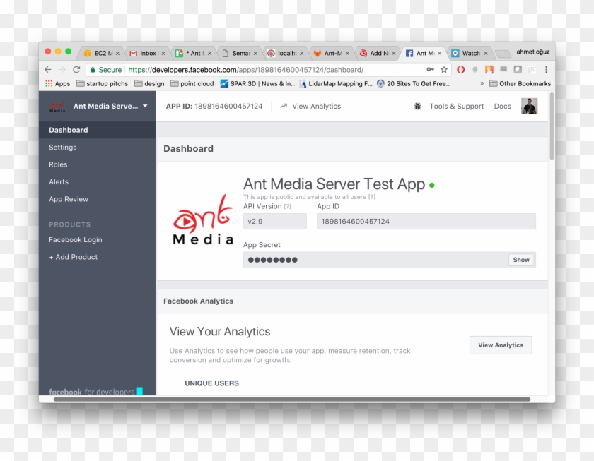 Click Get Started - Oauth Facebook App Clipart