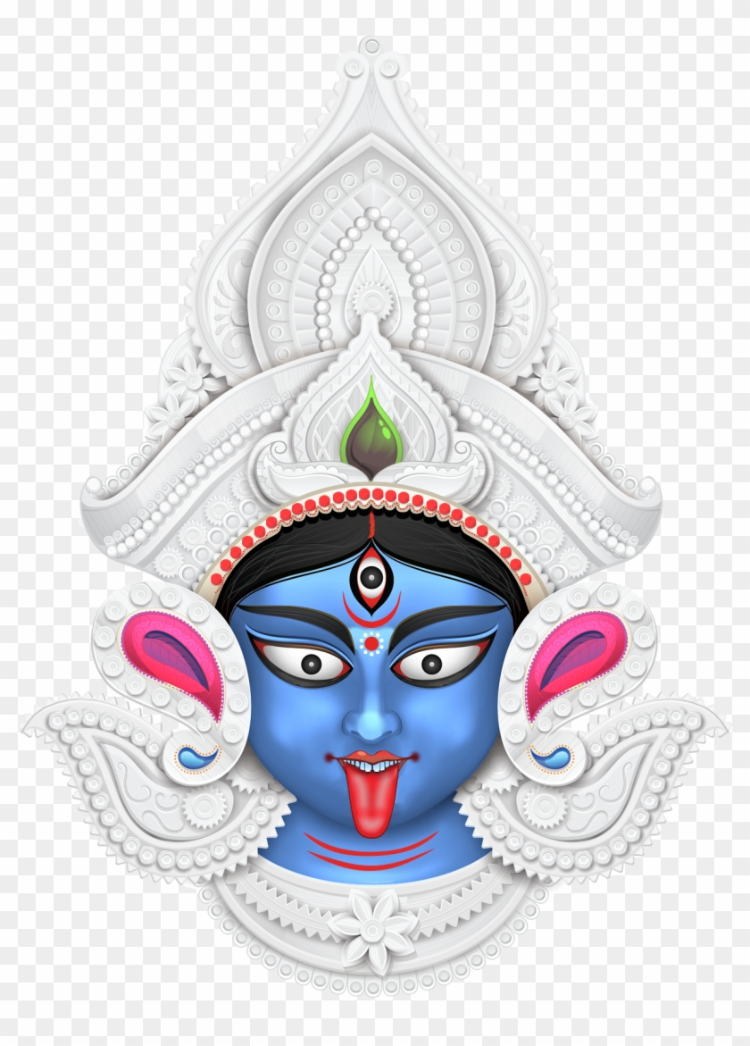 Maa Kaali Png, Kali Maa Png, - Maa Durga Face Png Clipart