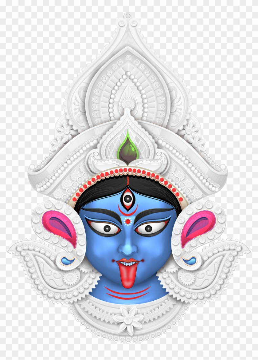 Maa Kaali Png, Kali Maa Png, - Maa Durga Face Png Clipart #268876