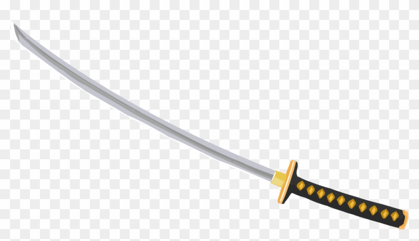 Sword Clipart Transparent Background - Samurai Sword No Background - Png Download