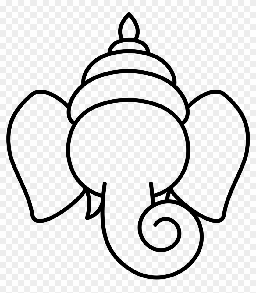 Noun Project Ganesha Icon Cc Svg Wikimedia - Ganpati Icon Clipart #269507
