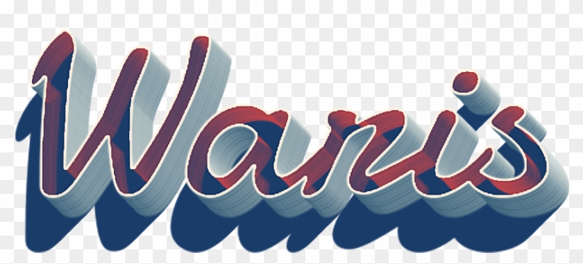 Waris 3d Letter Png Name - Calligraphy Clipart