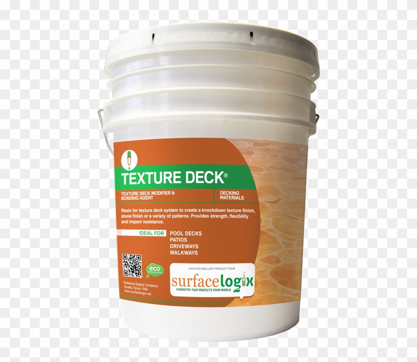 Surfacelogix's Texture Deck System Has Been The Standard - Pail Clipart