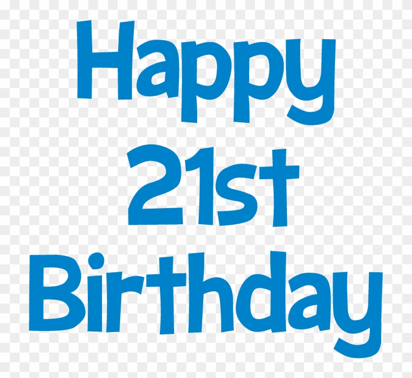 Lovely Happy Birthday Png Image With Hearts Gradient - Happy 21st Birthday Clipart Transparent Png