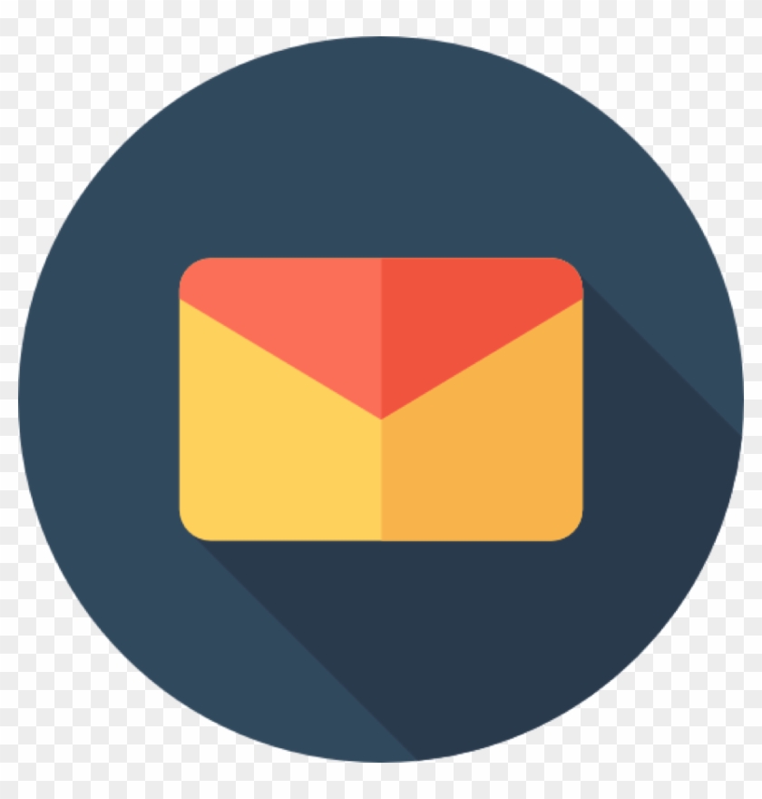 Email Circle Icon Umsl - Circle Clipart
