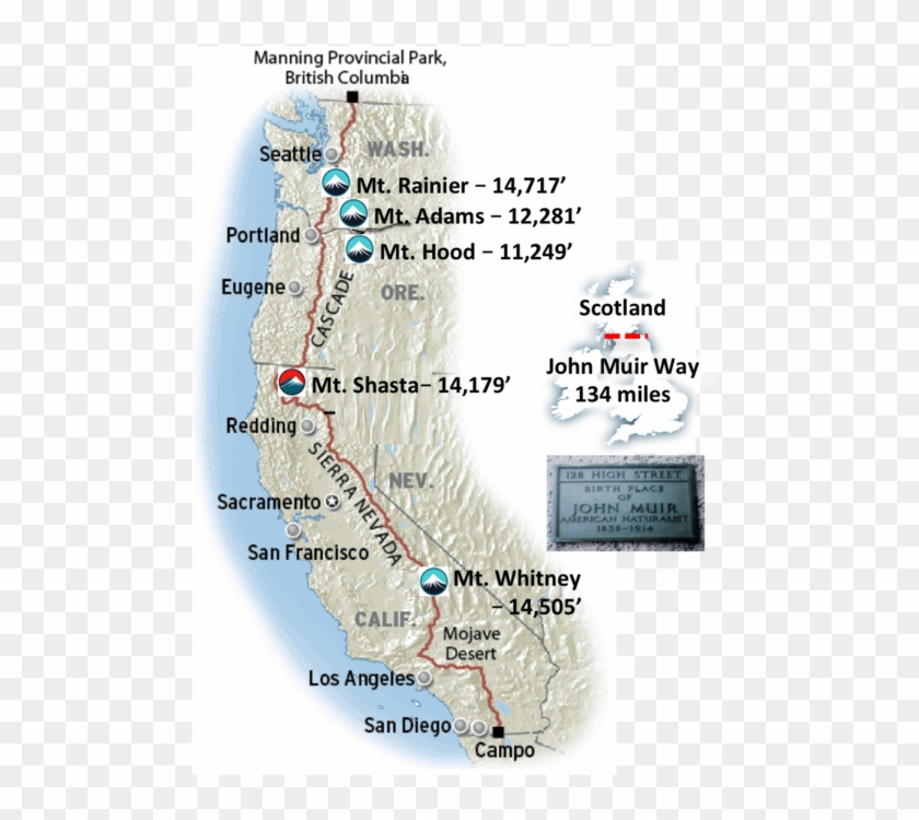 Footsteps Drawing Trail - Map Clipart