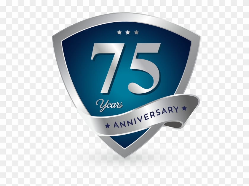 75th Anniversary Badge Logo Icon Eps File - 25th Anniversary Logo Png Clipart