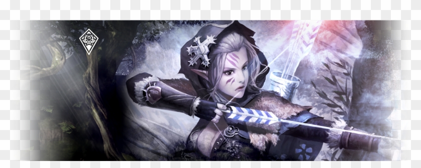 Elf Frost Archer , Png Download - Woman Warrior Clipart #2600200
