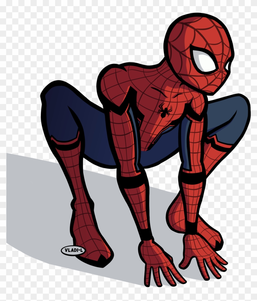 Spider-man , Png Download - Draw Spiderman Easy Kids Clipart #2600293