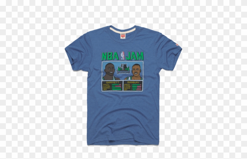 Buy Nba Jam Minnesota Timberwolves Retro Basketball - Nba Jams T Shirt Clipart