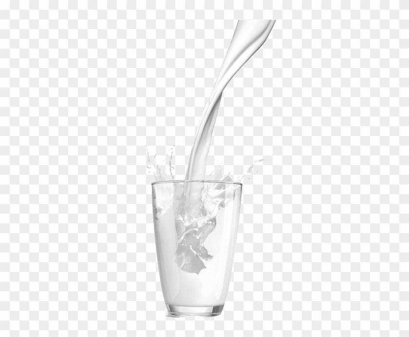 Water, Glass, Water Softening - Milk Pour Png Clipart #2600860
