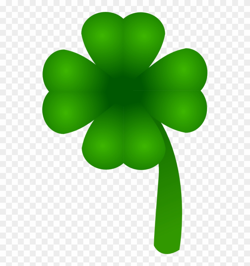 Saint Pattys Four Leaf Clover Flower Treehugger Peace - St Patricks Day Flower Clipart #2601041