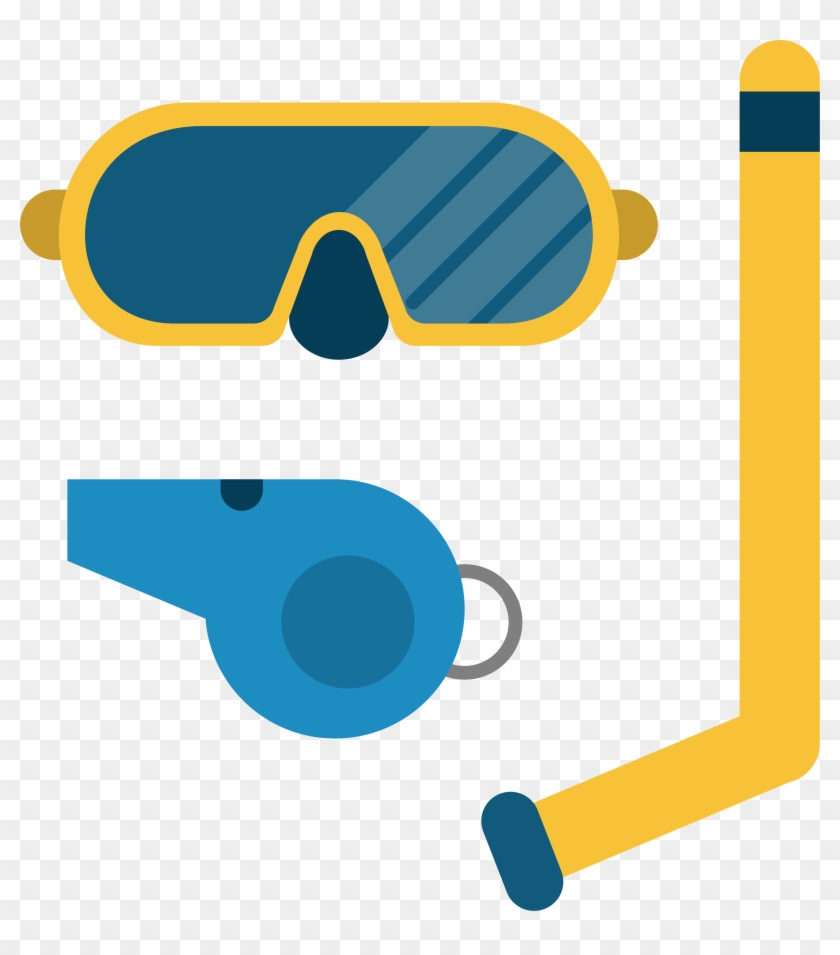 Glasses Art Cartoon Diving Transprent Png - Equipamento De Mergulho Desenho Clipart #2601189