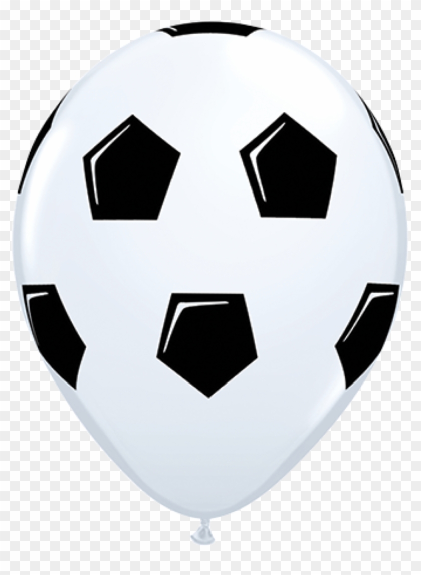 Football Pattern Latex Balloons - Soccer Latex Balloon Clipart #2601389