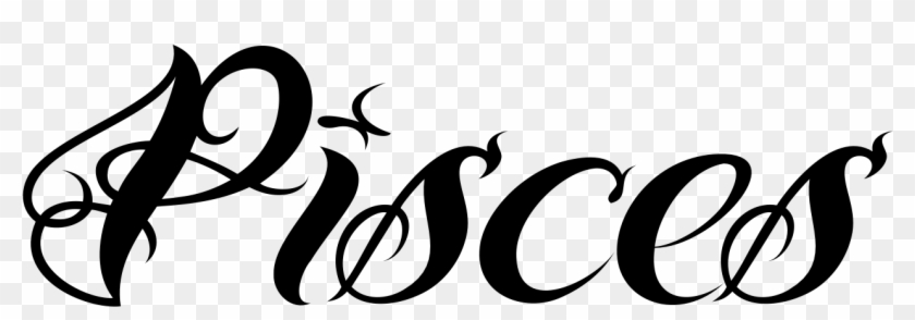 Pisces Tattoo In Bad Font - Ad Maiorem Dei Gloriam Clipart