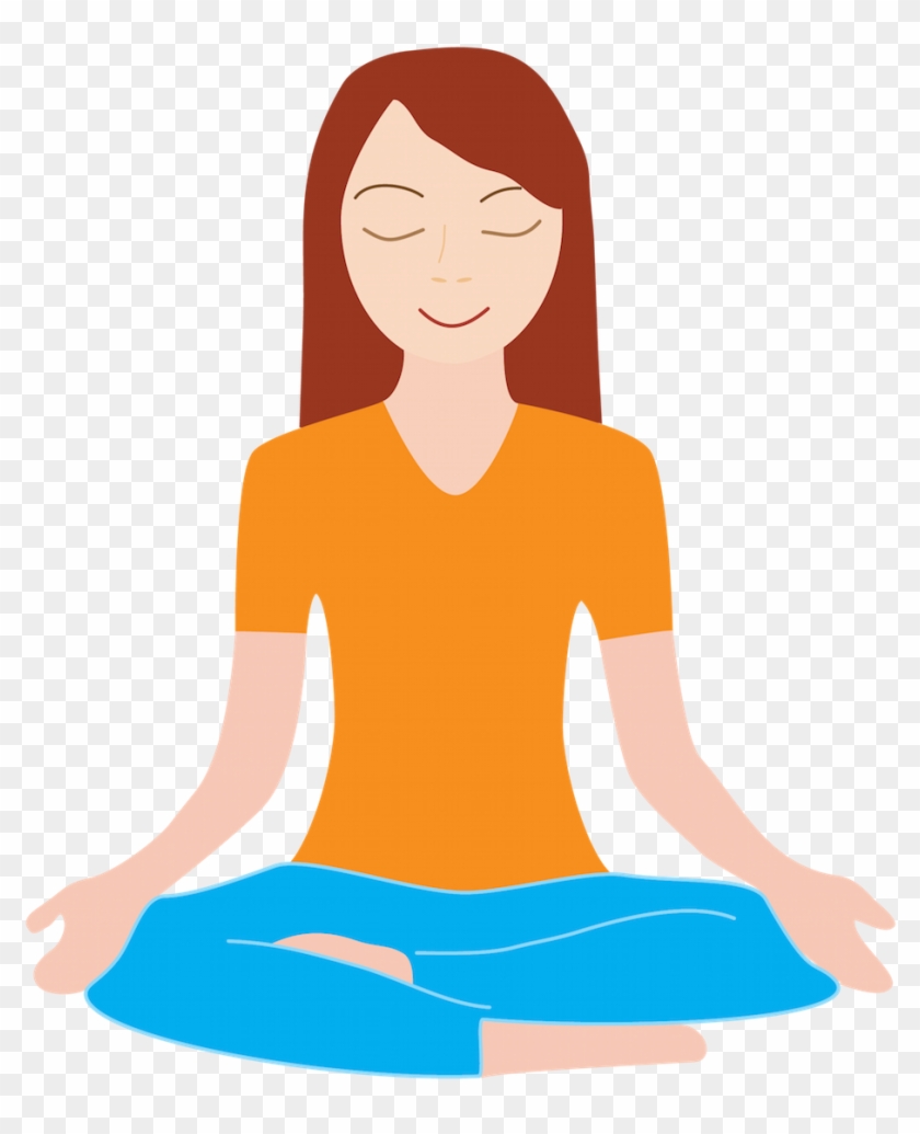 Meditation Clipart Deep Breath - Meditation Clip Art - Png Download