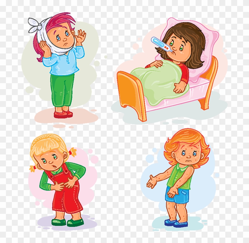 Boy And Girl Png - Girl With Toothache Cartoon Clipart