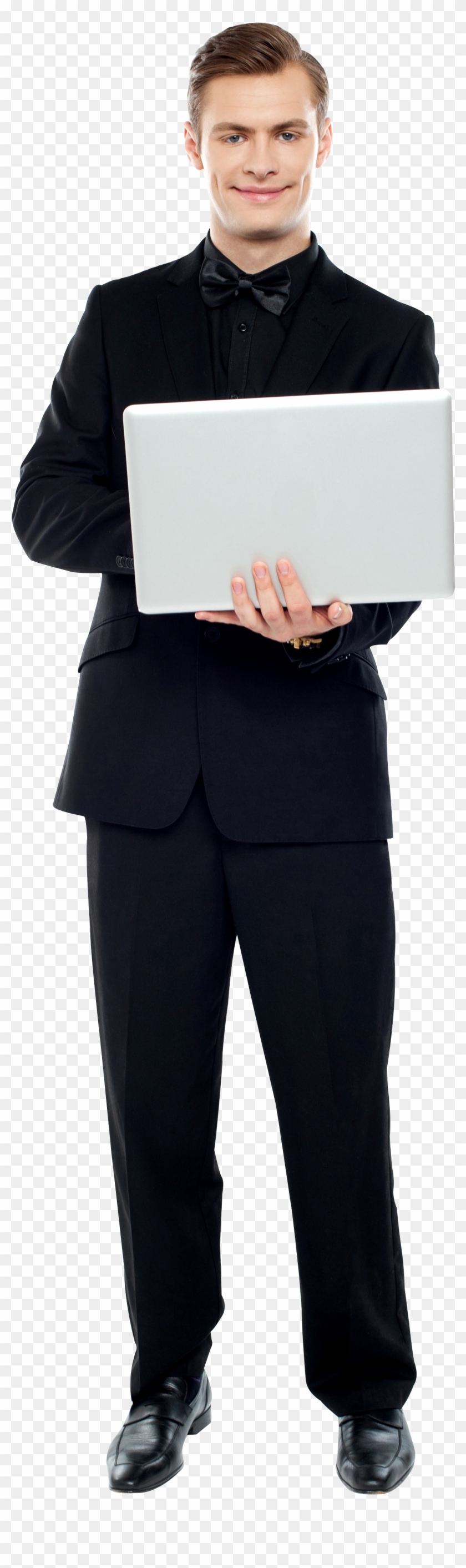 Men With Laptop Free Commercial Use Png Image - Laptop Clipart #2602296