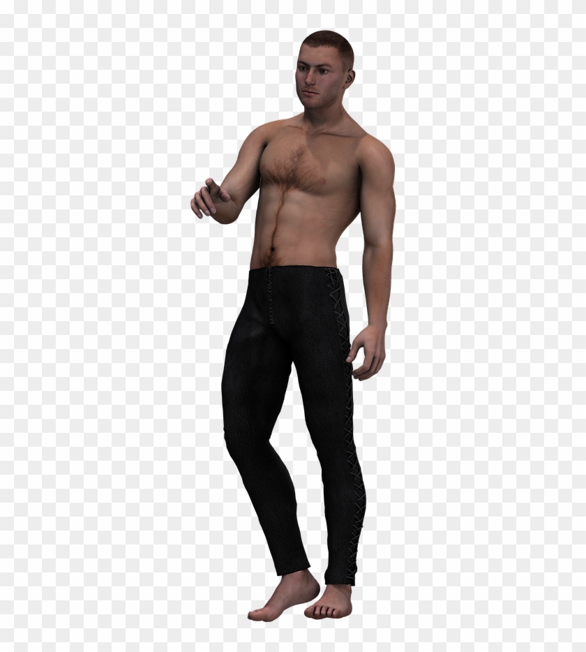 Man Male Person Figure Standing Png Image - Barechested Clipart