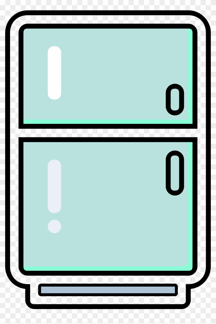 Jpg Transparent Library Medium Image Png - Clipart Refrigerator Png #2602626
