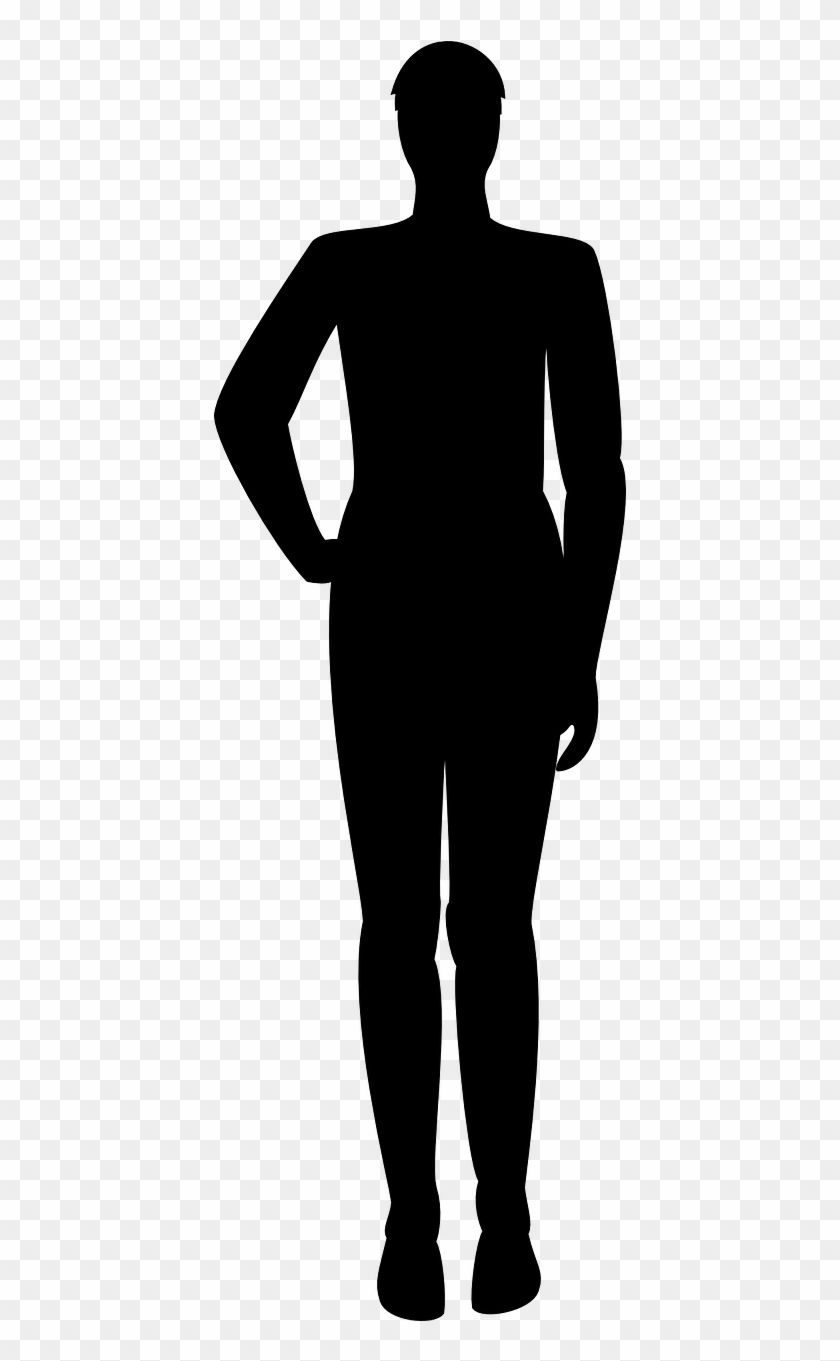 Man Silhouette Standing Png Image - Silhouette Homme Debout Png Clipart #2602701