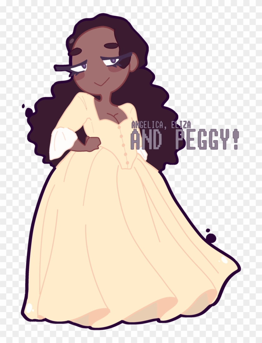 Wedding Dress Png - Peggy Schuyler Hamilton Fanart Transparent Clipart
