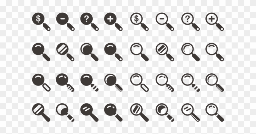 Free Lupa Icons Vector - Lupa Png Icon Vector Clipart #2603061