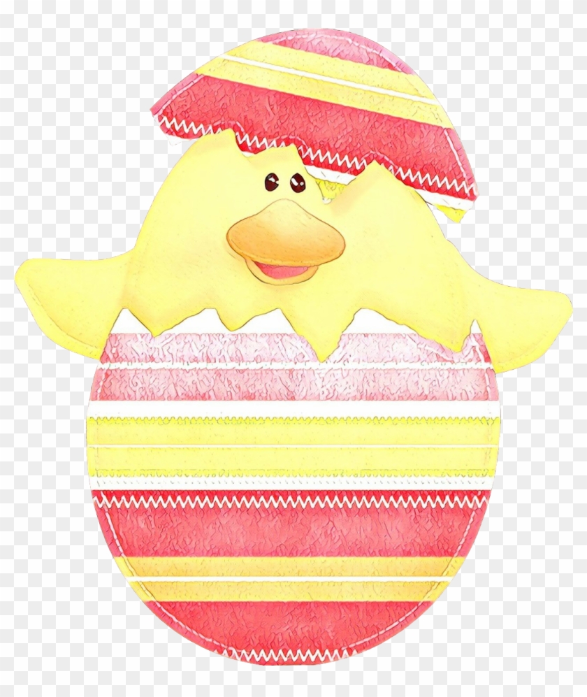 Easter, Easter Egg, Drawing, Pink, Yellow Png Image - Cartoon Clipart #2603196