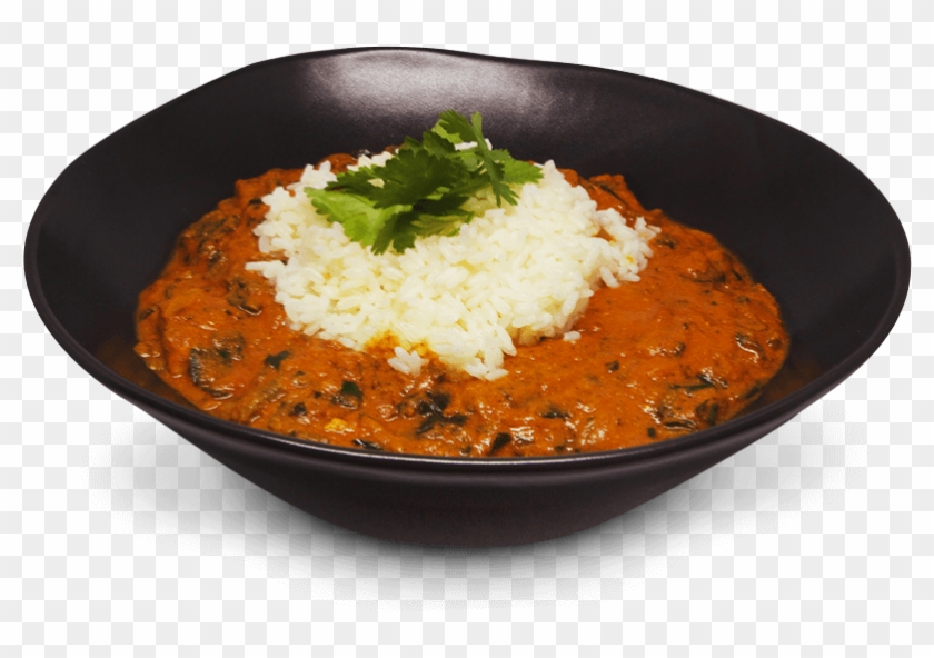 Haloumi And Spinach Curry - Plate Of Curry Transparent Clipart #2603474