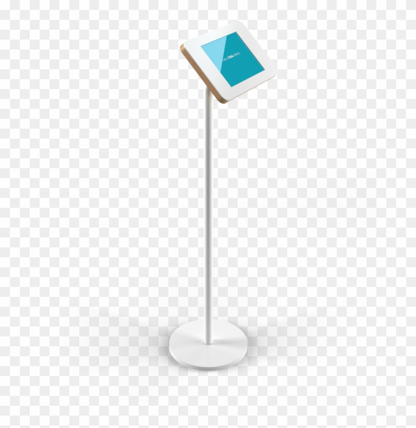 White Tablet Stand Light Clipart