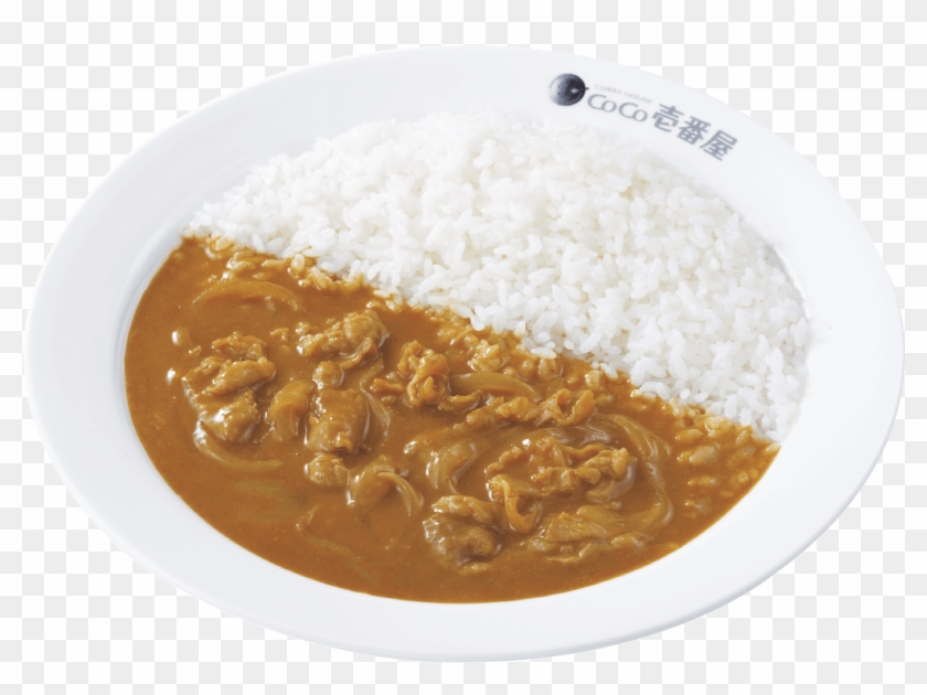 Thin-sliced Pork Curry763yen - 豚 しゃぶ カレー ココイチ Clipart #2603776