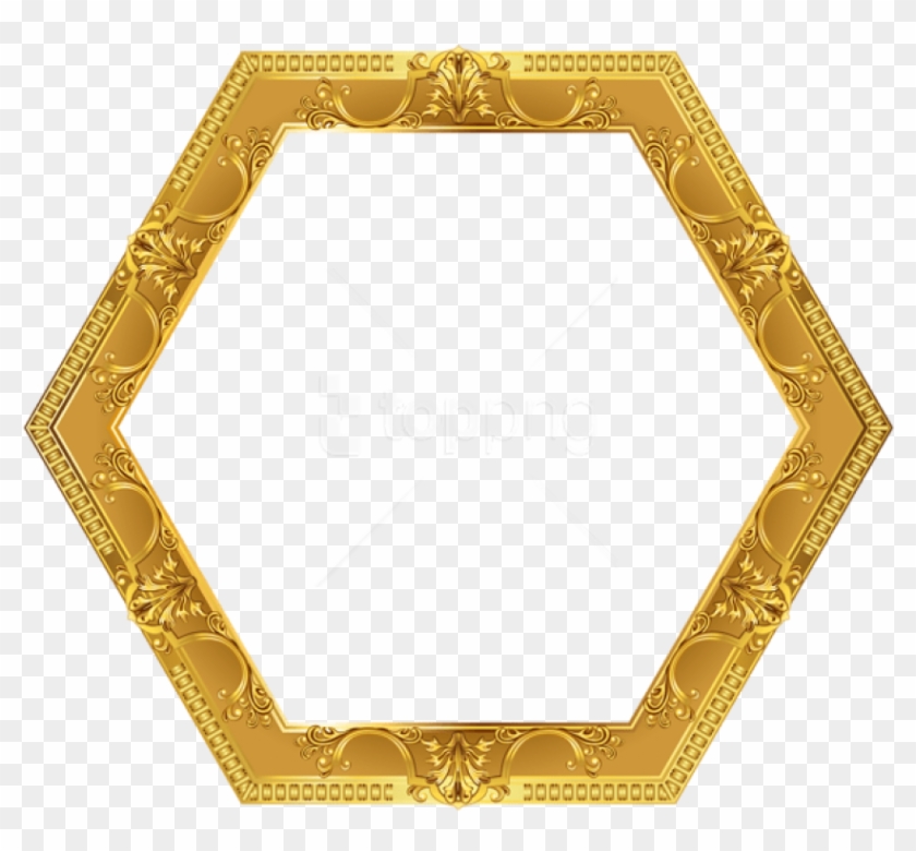 Free Png Download Deco Border Frame Clipart Png Photo - Brass Transparent Png #2604317