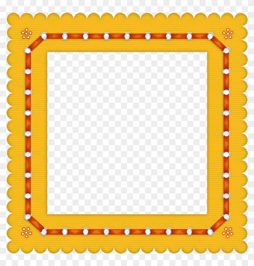 Yellow Frame Png - Transparent Frame Png Yellow Clipart #2604498
