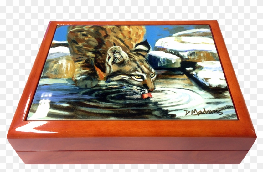 Bobcat In Winter Dttxaa - Painting Clipart #2604575