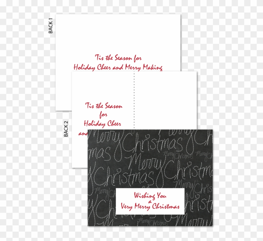 Chalkboard Holiday Postcard - Handwriting Clipart #2604625