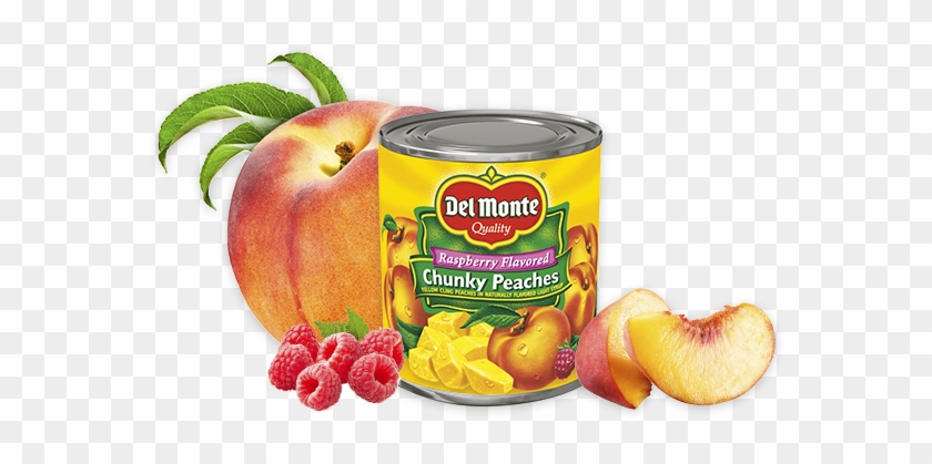 Yellow Cling Peach Chunks In Raspberry Flavored Light - Monte Clipart #2604930