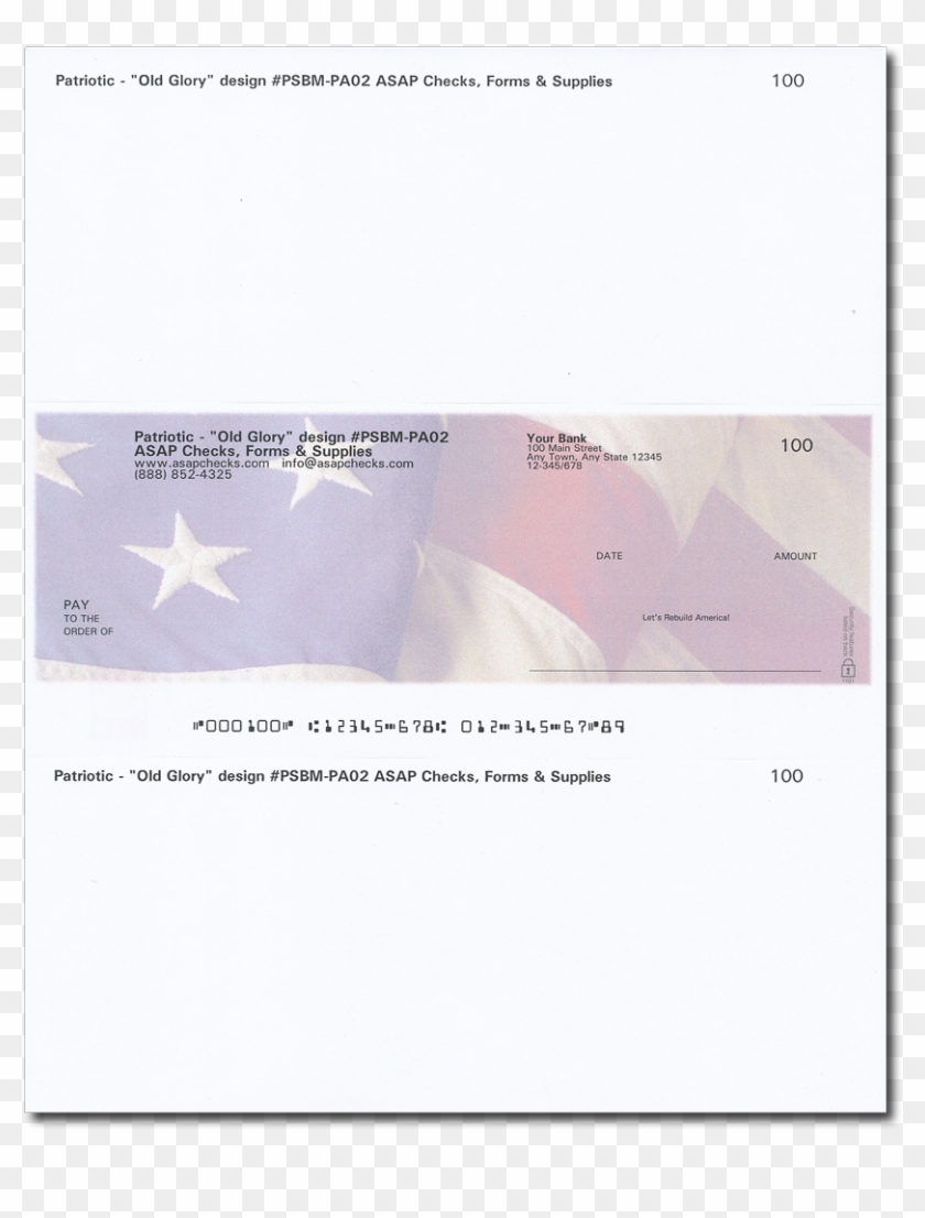 Business Voucher Computer/laser Check - Paper Clipart #2605093