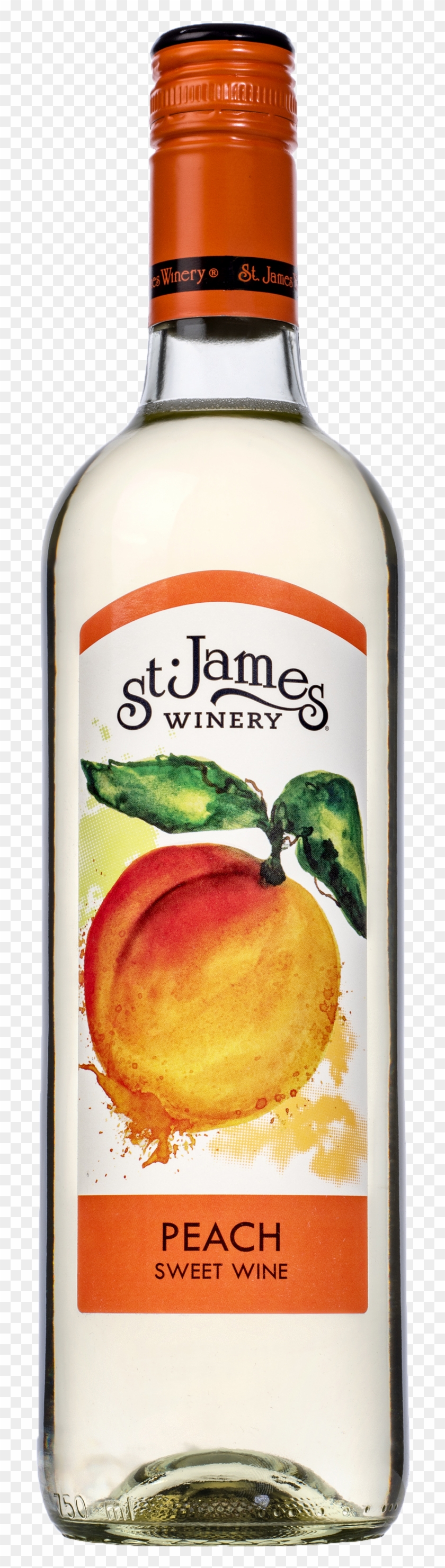 Peach Wine An Award Winning Missouri Fruit Wine - St. James Winery Clipart