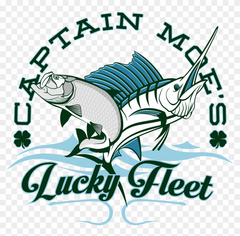 Captain Moe's Lucky Fleet Logo - Sailfish Clipart #2605690