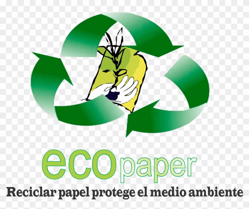 Reciclaje De Papel Logo By Ms - Medio Ambiente Papel Reciclado Clipart