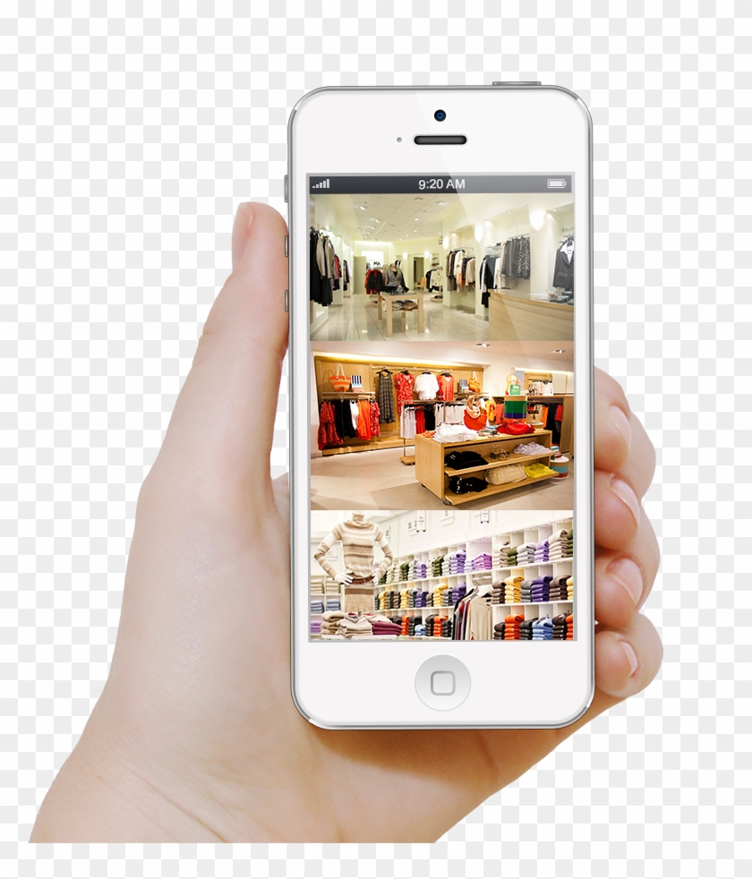 See Your Security Cameras From Anywhere - Cctv Mobile View Png Clipart