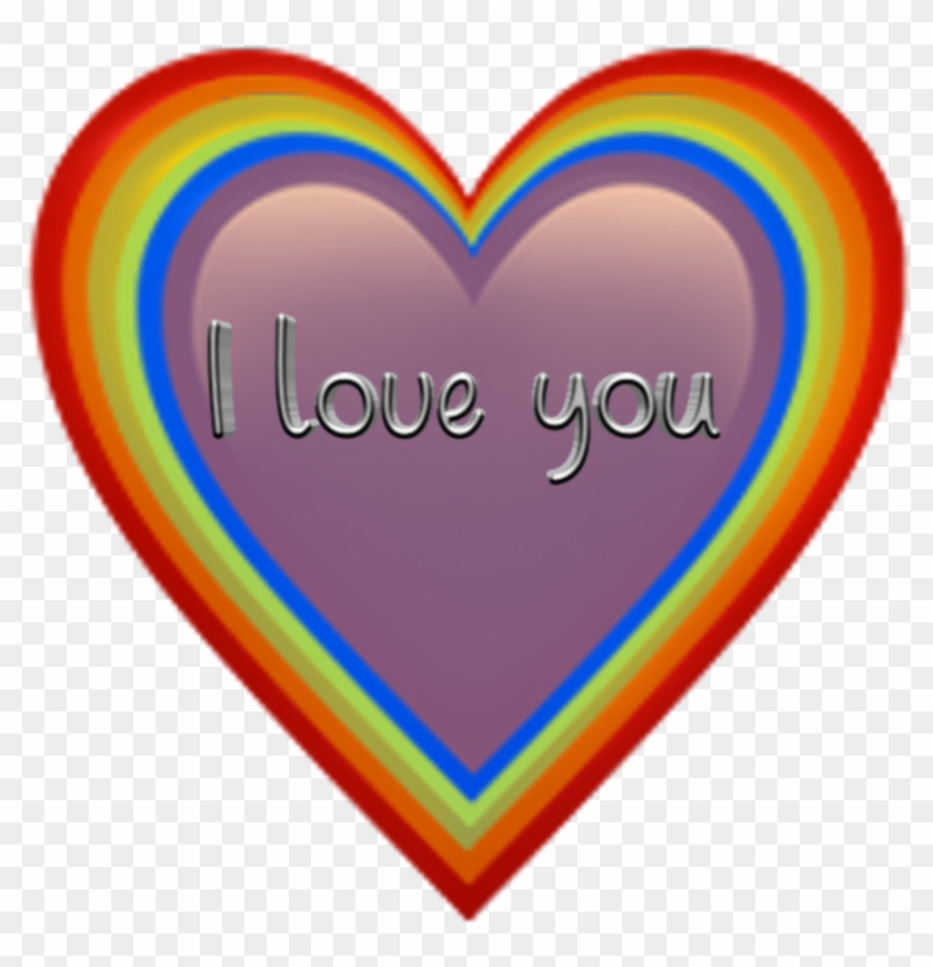 Rainbow Effects Coolness Yeet Beccasunite Beyourself - Heart Clipart