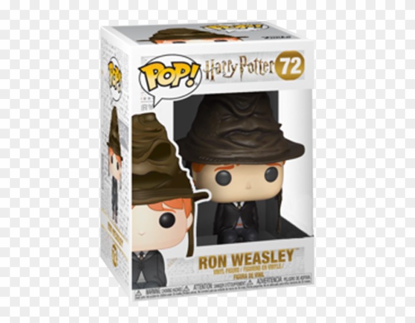 Ron Weasley Us Exclusive Pop Vinyl Figure - Ron Weasley Sorting Hat Funko Pop Clipart #2605968