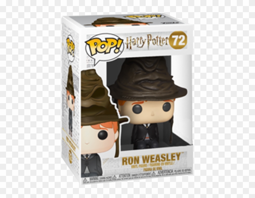 Ron Weasley Us Exclusive Pop Vinyl Figure - Ron Weasley Sorting Hat Funko Pop Clipart