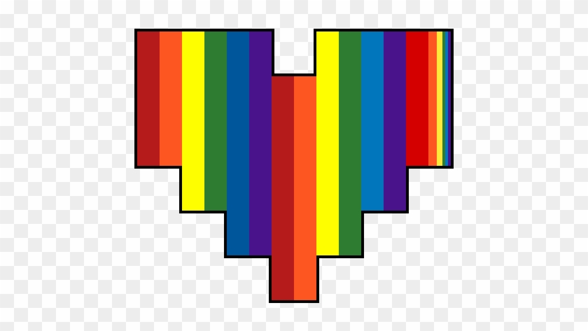 Rainbow Heart - Graphic Design Clipart #2606078