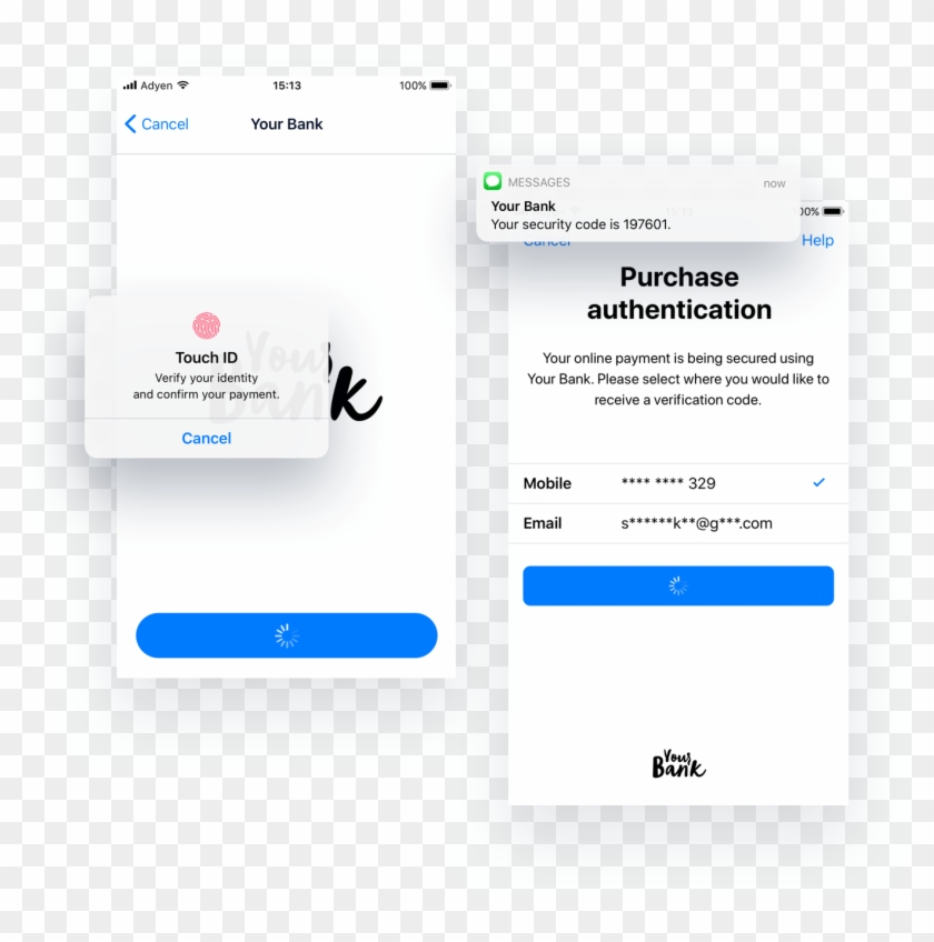 3d Secure 2 Authentication Payment Flow - 3ds2 0 Examples Clipart
