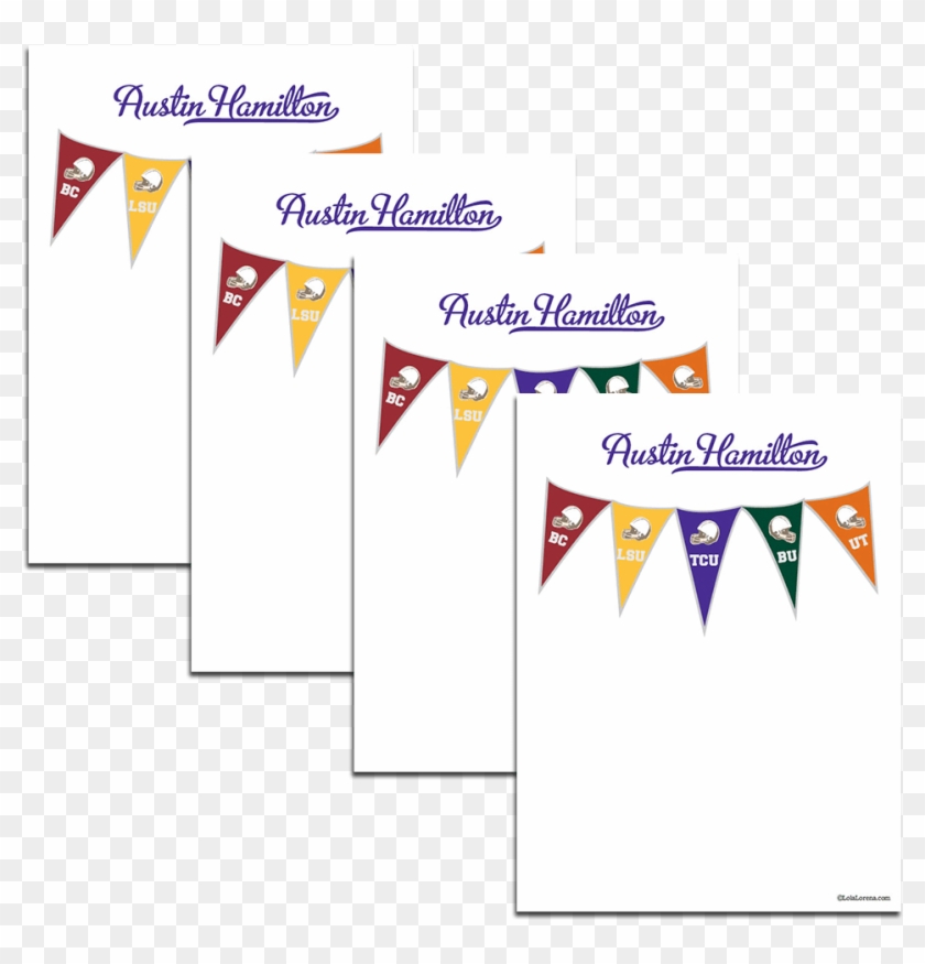 University Sports Pennant - Graphic Design Clipart #2606705